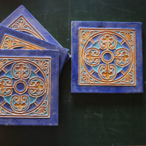 Cloisonne tile by Bodart