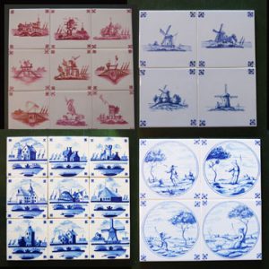 Traditional Delft tiles