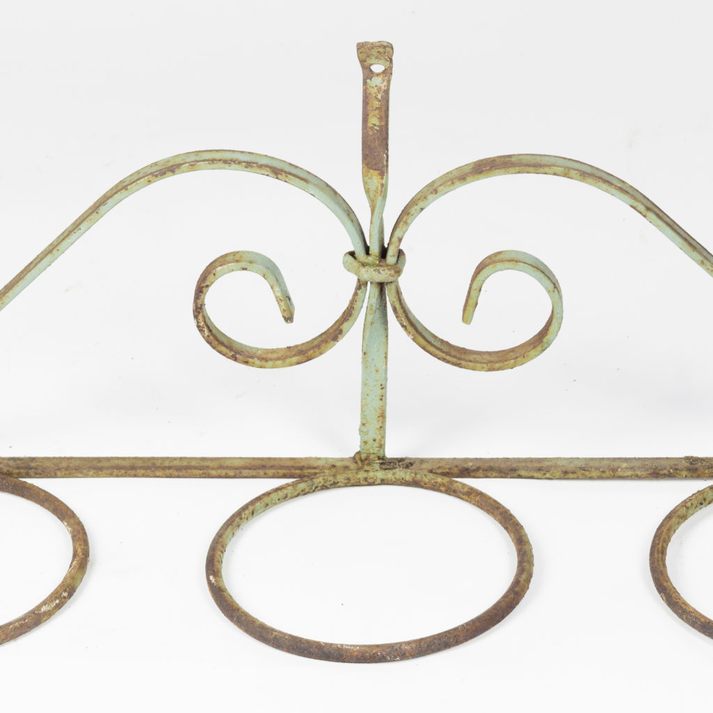 Wrought iron plant pot mount,-93679