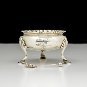 George III sterling silver salt cellar