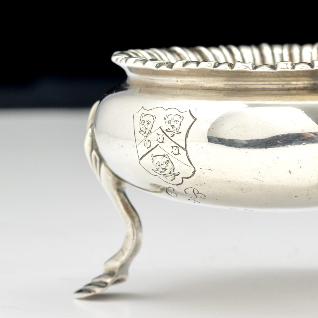 A George III sterling silver salt cellar,-94523