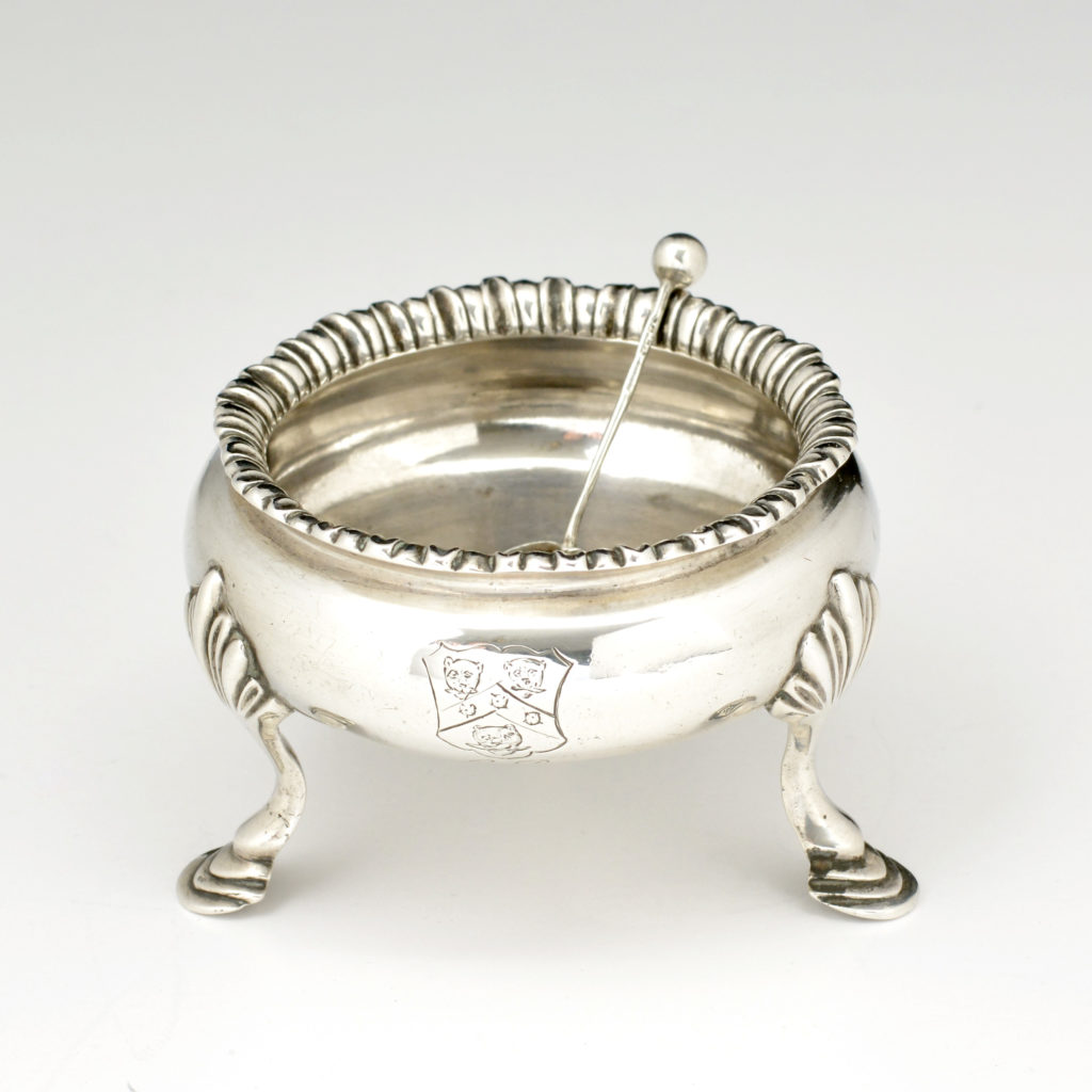 A George III sterling silver salt cellar,-94527