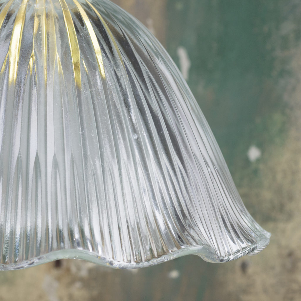 Moulded glass handkerchief pendant lights,-111881