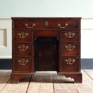 George II kneehole desk