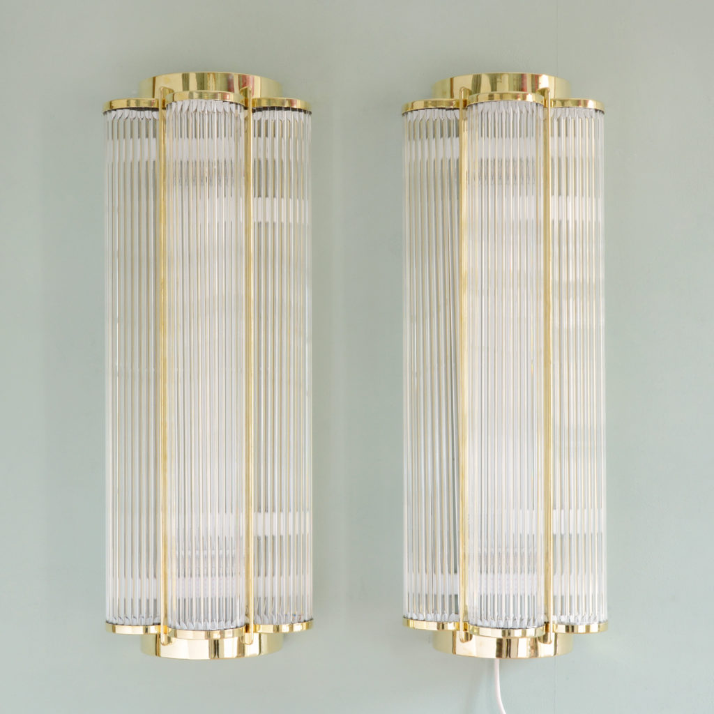 Pair of Art Deco style wall lights