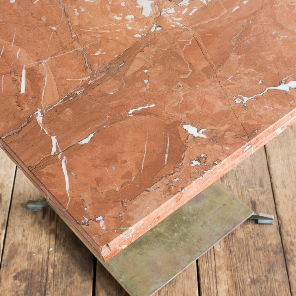 Rojo Alicante marble table,-114510