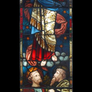 A mid-Victorian stained glass chancel window-0