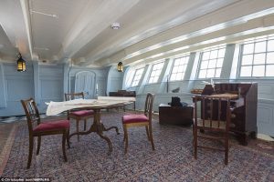 Nelson's Cabin on HMS Victory