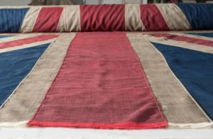 Surviving Union Jack from the Battle of Trafalgar