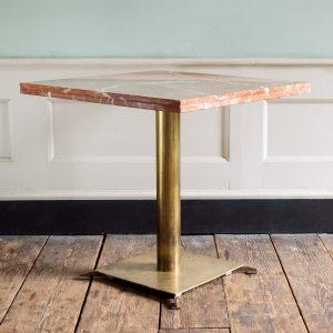 Rojo Alicante marble tables