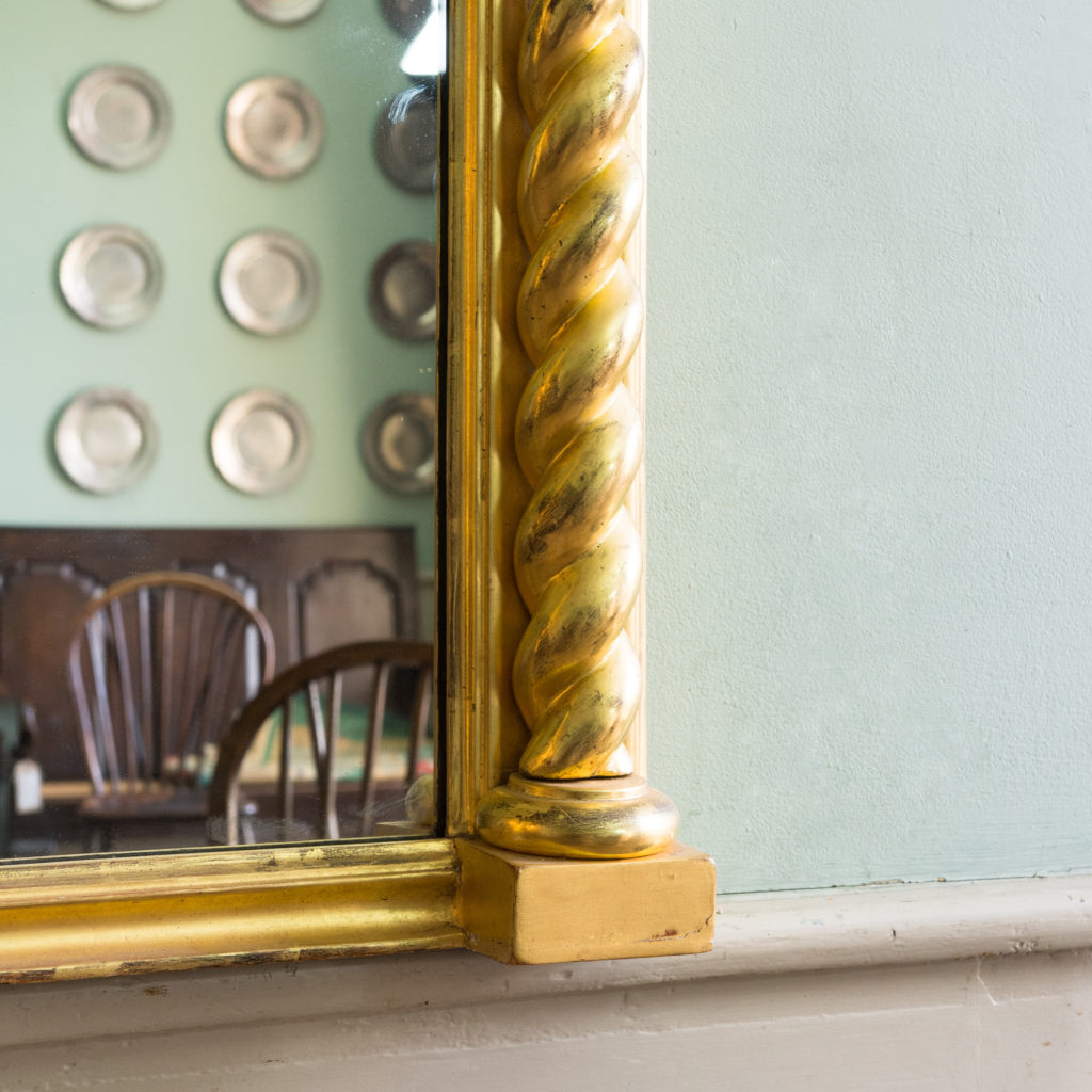 A large giltwood pier mirror, -99889