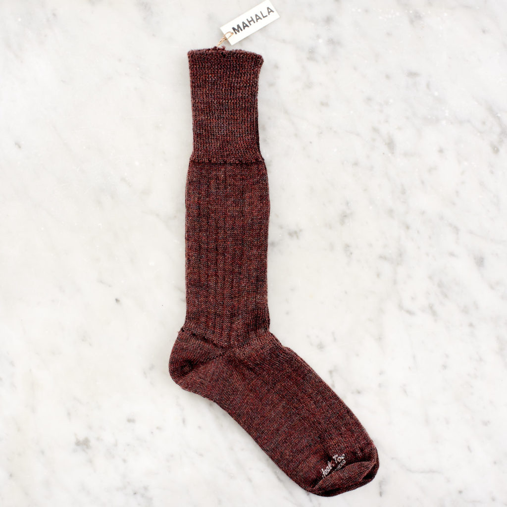 A pair of woollen socks,-0