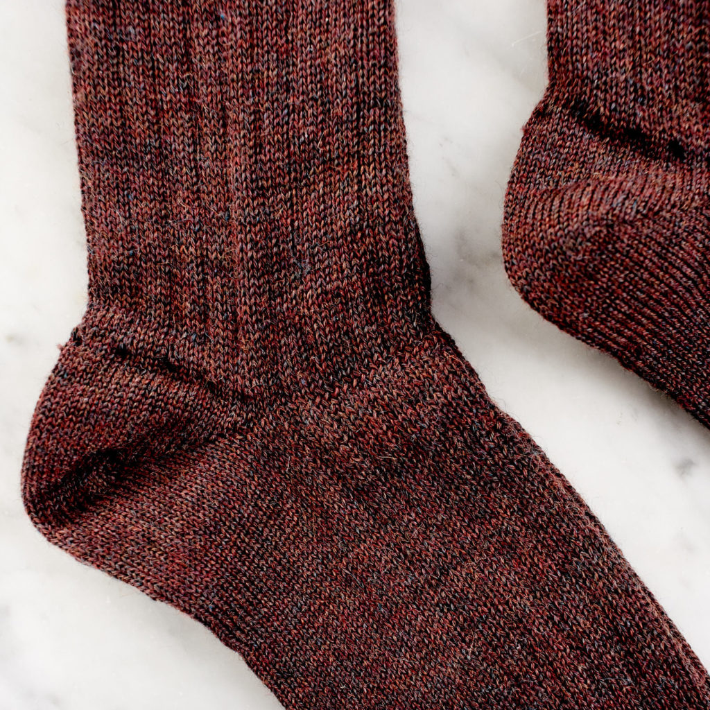 A pair of woollen socks,-101227