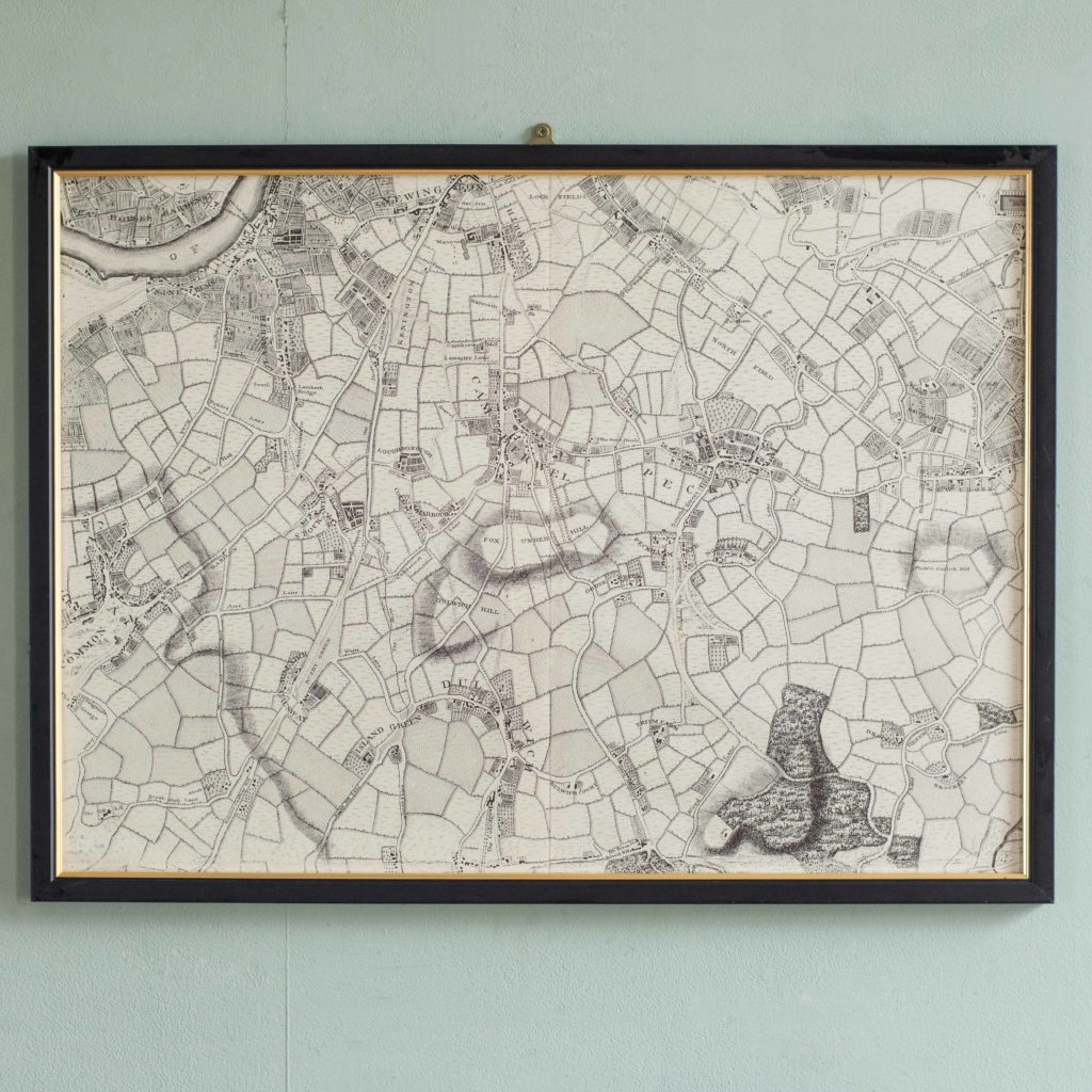 The environs of London in 1746. Impressive sixteen sheet set. -102000