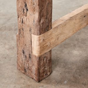 Constructed from Victorian Oak farm gate rails