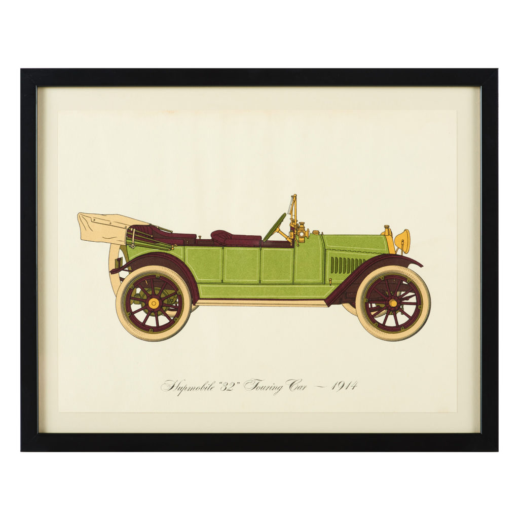 Original 'Gallery of the American Automobile' Screenprint,-0