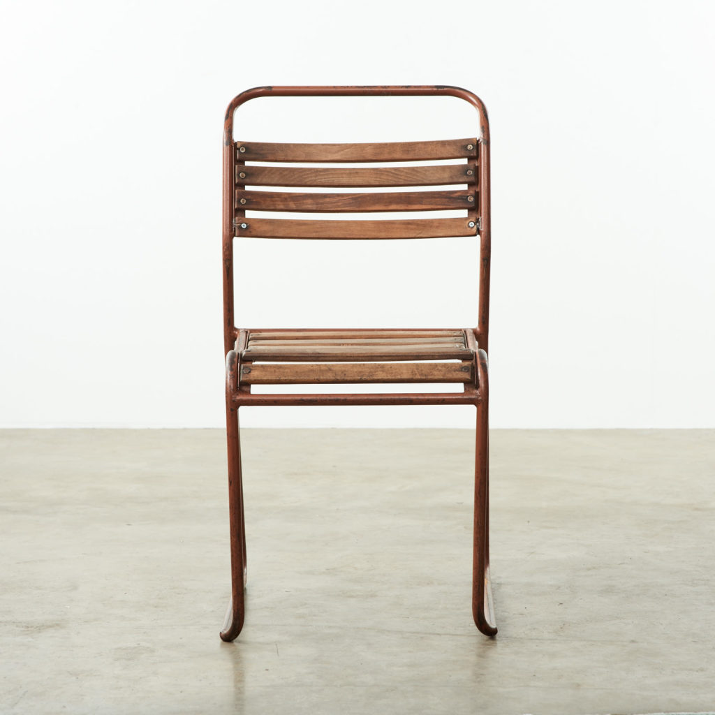 PEL tubular steel stacking chair,-102842