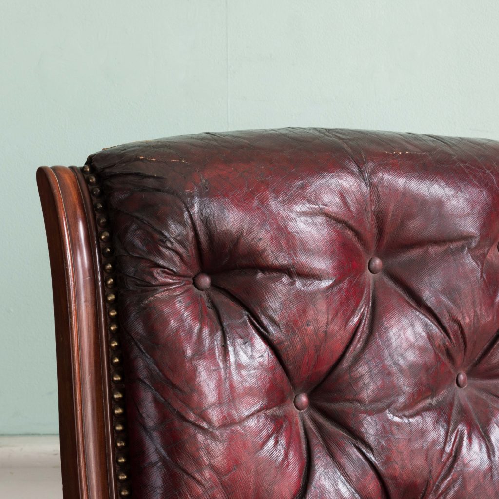 William IV mahogany reclining reading chair,-103535