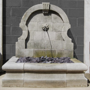 Italian stone fountain