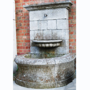 Two-Tiered French Cast Iron Fountain - Decorative Collective