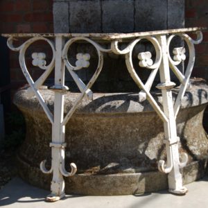 A pair of Victorian cast iron brackets-0