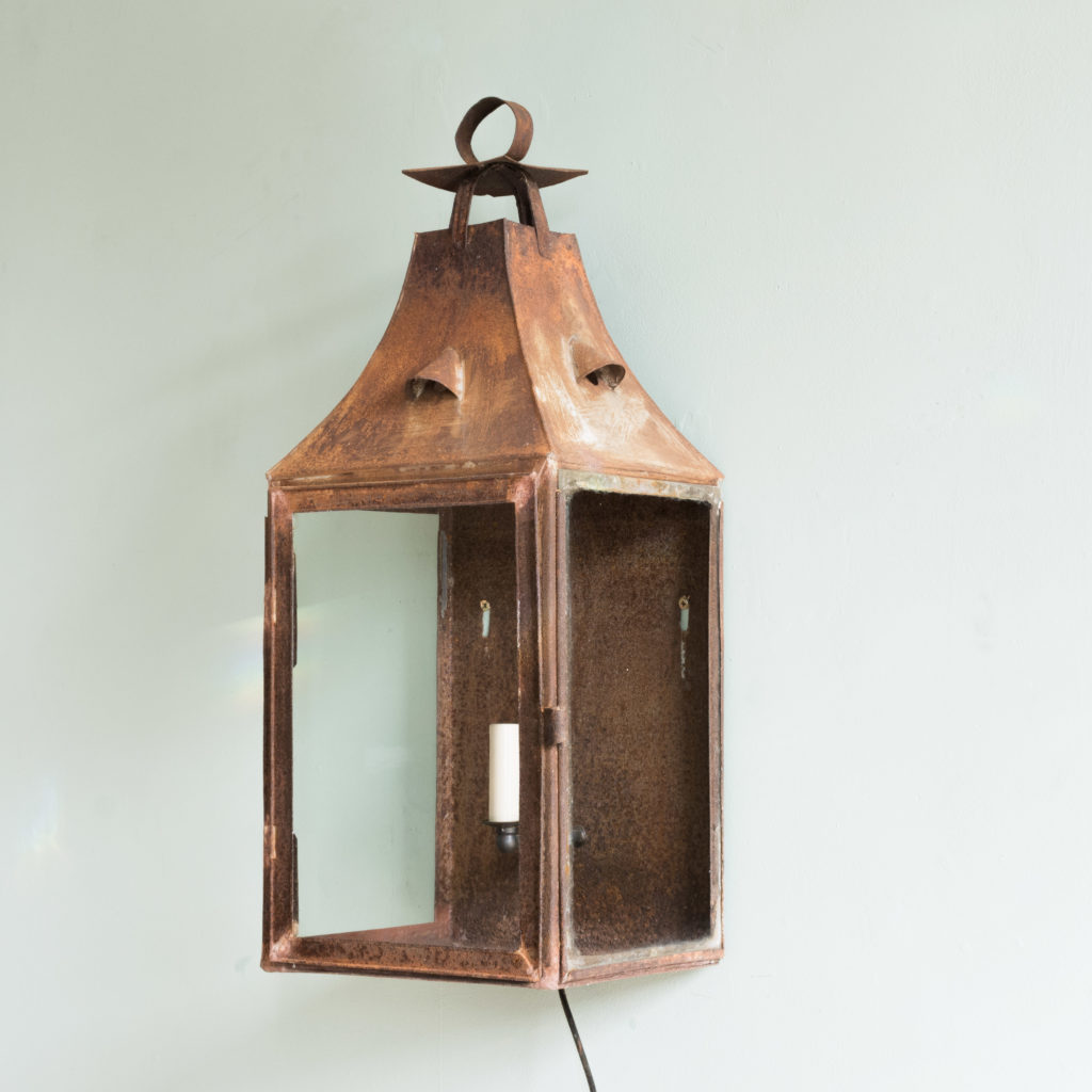 French nineteenth century wall lantern,-104640