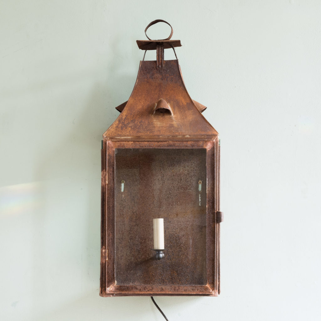 French nineteenth century wall lantern,-104642