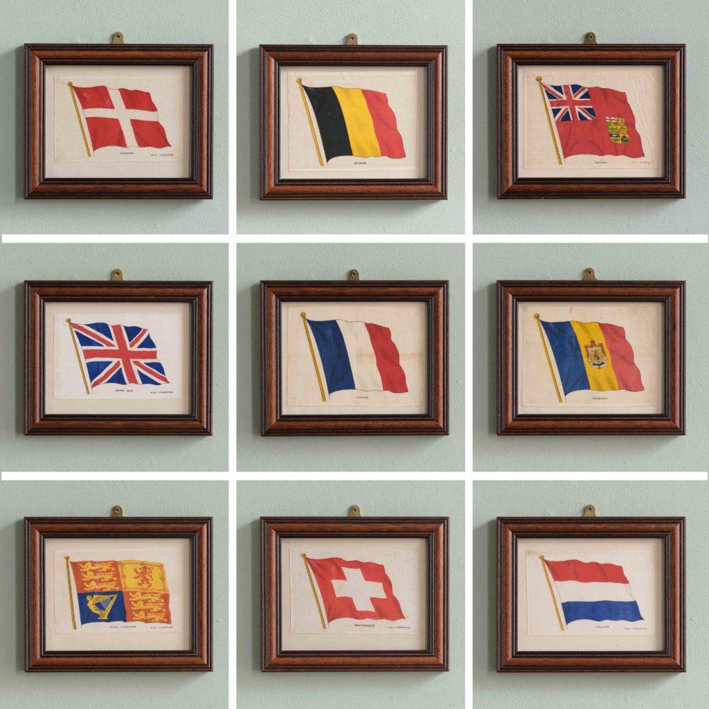 Silk Flags published circa 1918,-105247