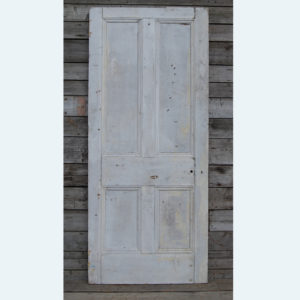 A four paneled pine door