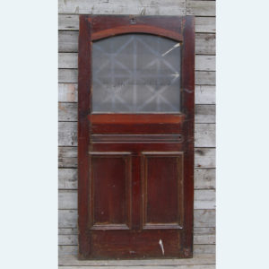glazed door