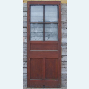 glazed door