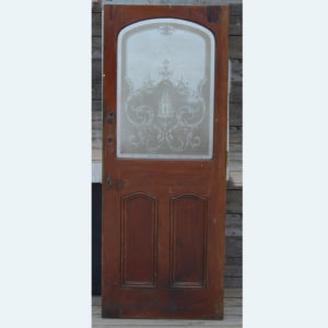 glazed door