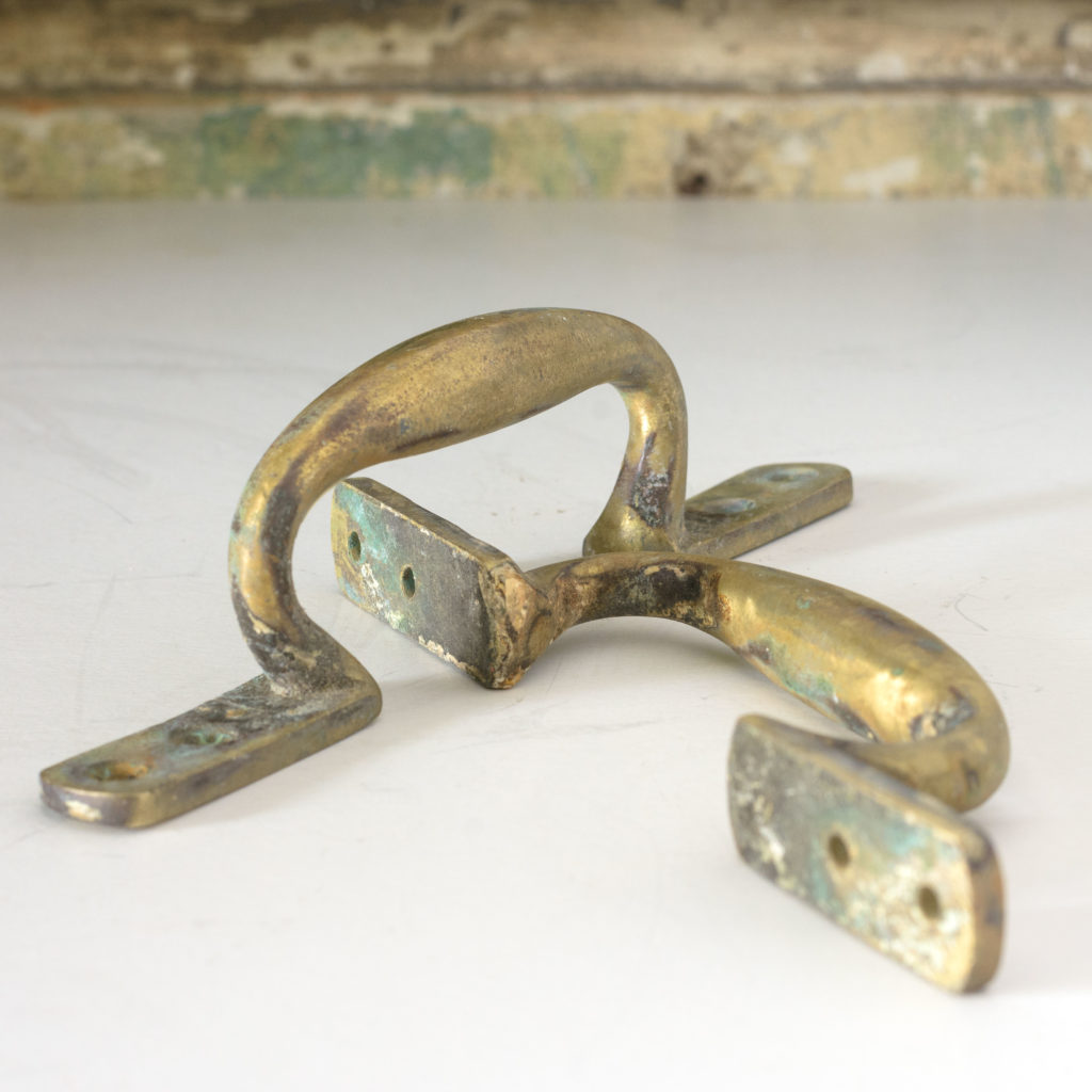 Nineteenth century brass pulls, -105687