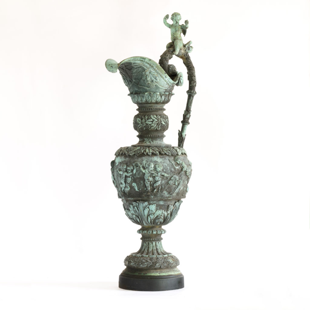 French mid-nineteenth century bronze ewer,-106161