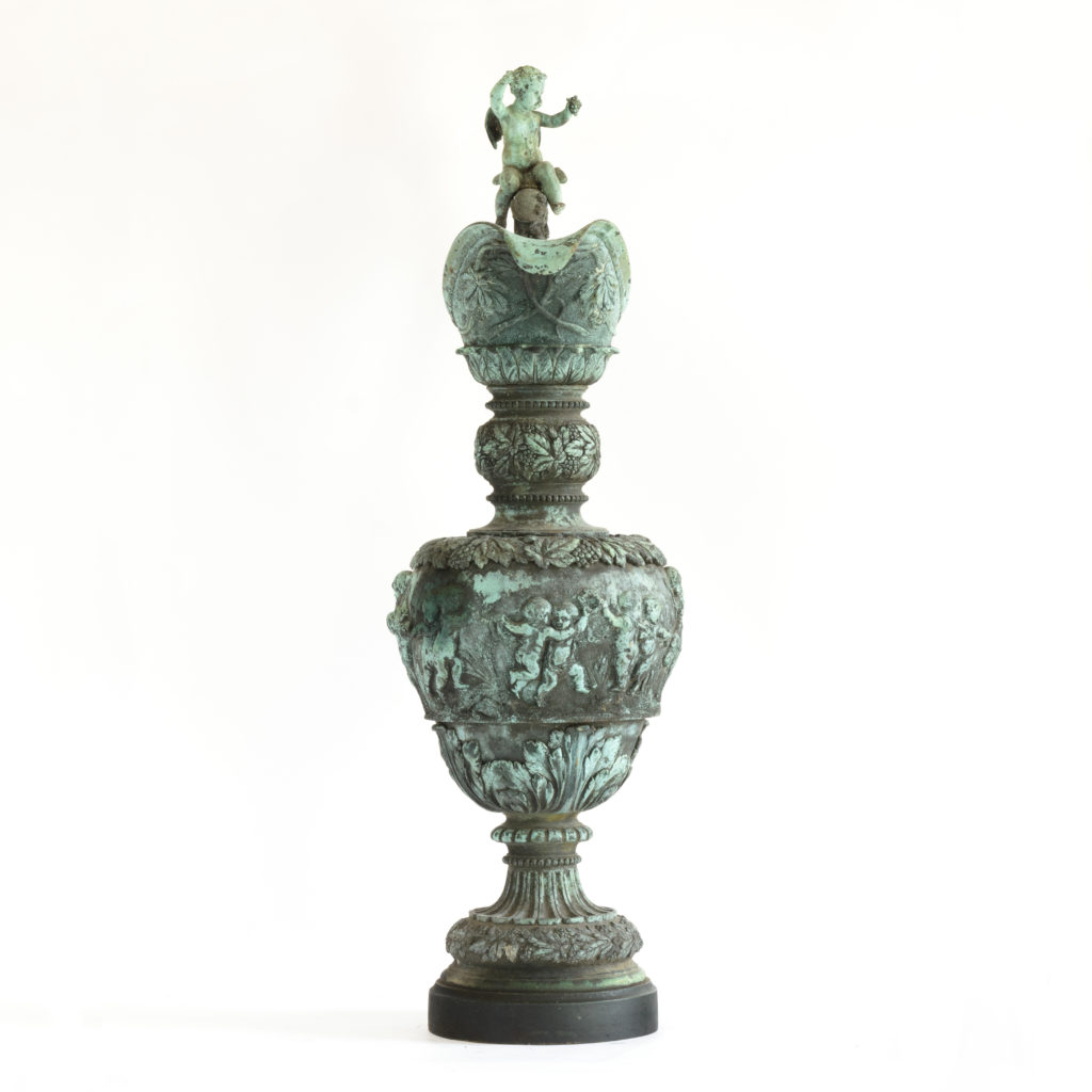 French mid-nineteenth century bronze ewer,-106171