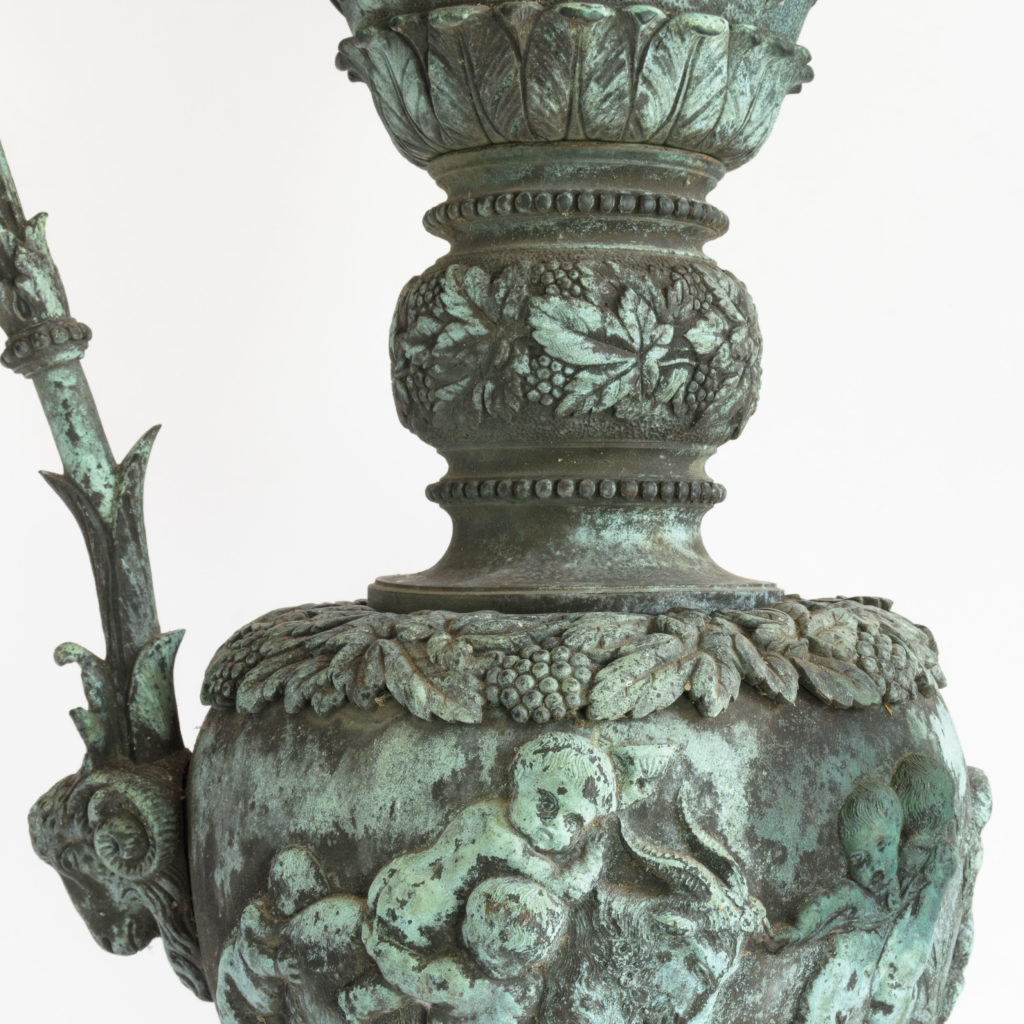 French mid-nineteenth century bronze ewer,-106174