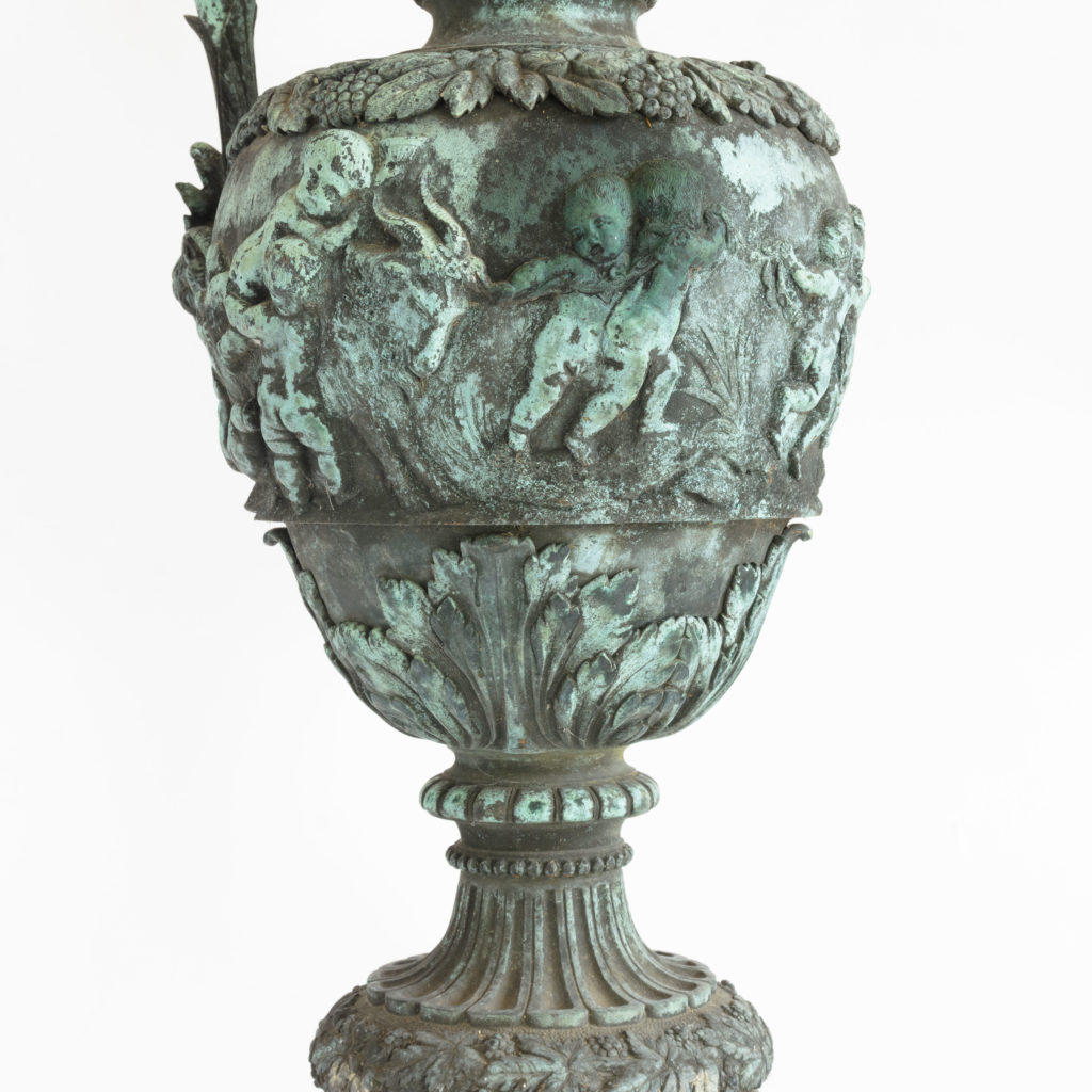 French mid-nineteenth century bronze ewer,-106165