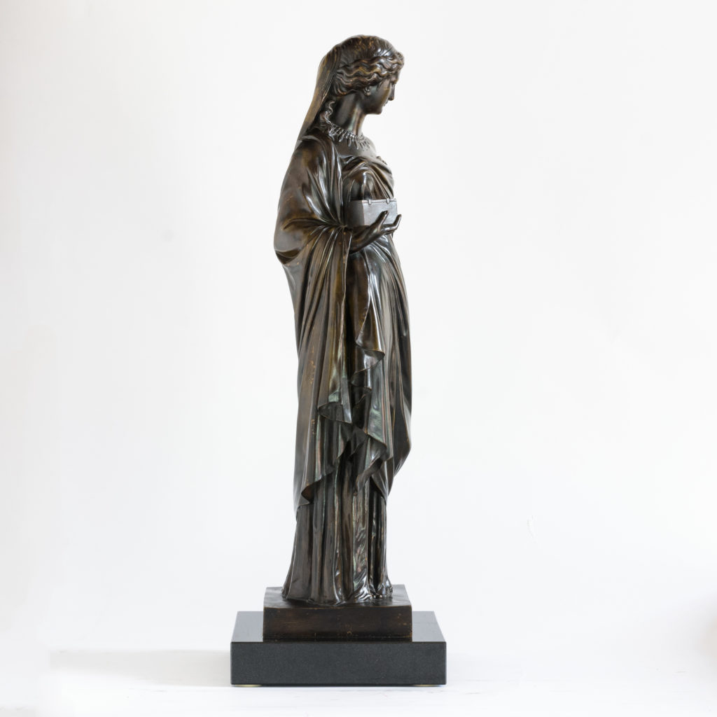 French mid-nineteenth century bronze of Pandora, -106252