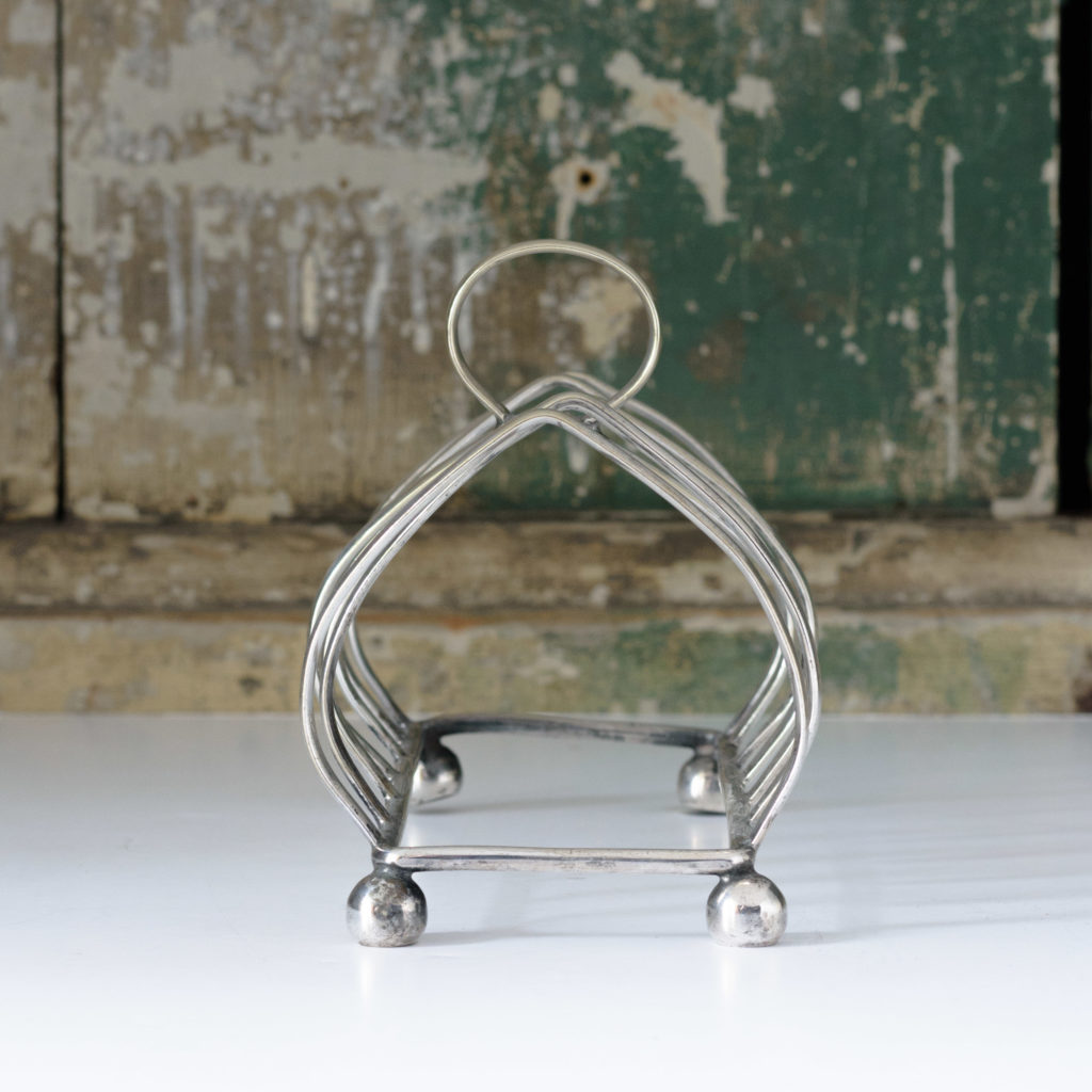 Silver plated toast rack,-107096