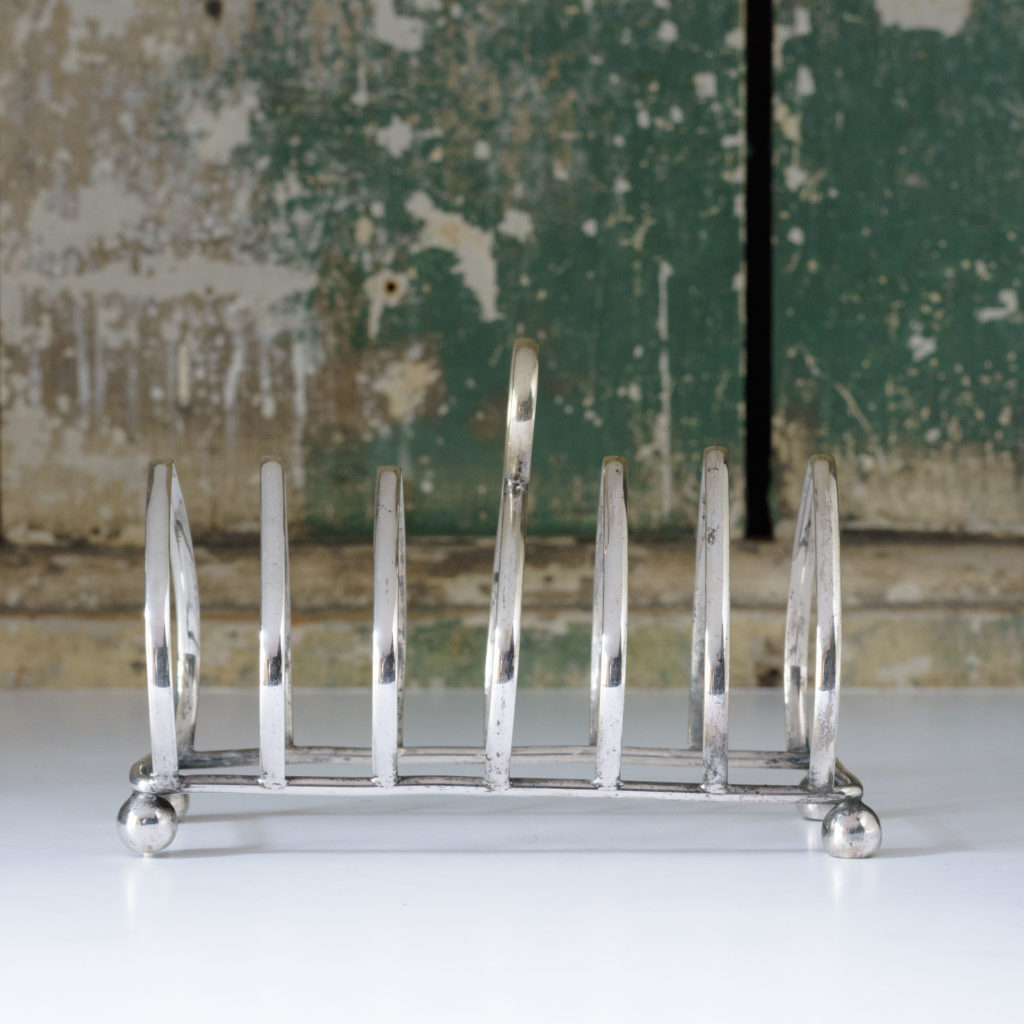 Silver plated toast rack,-107098