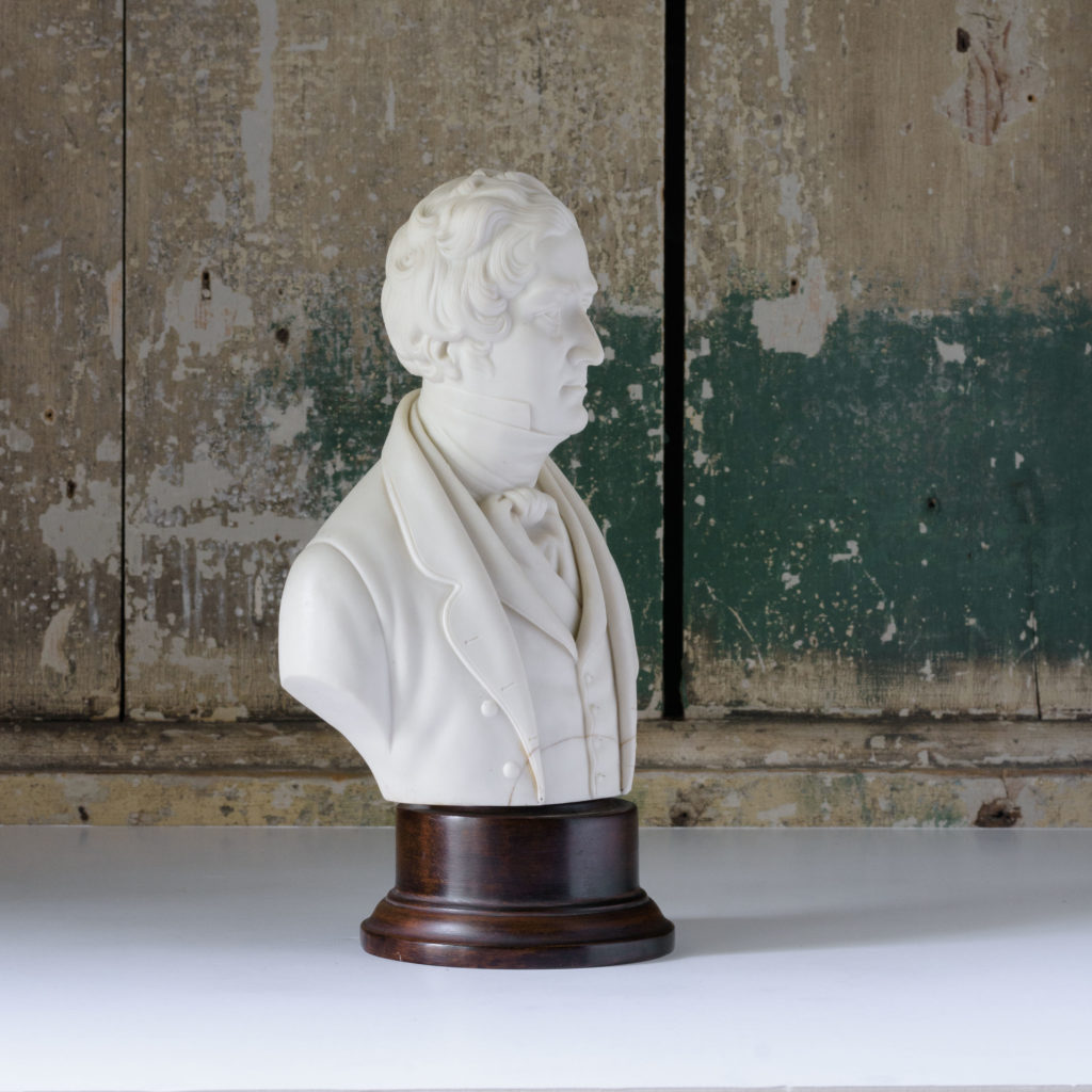 Parian bust of Sir Robert Peel,-106607