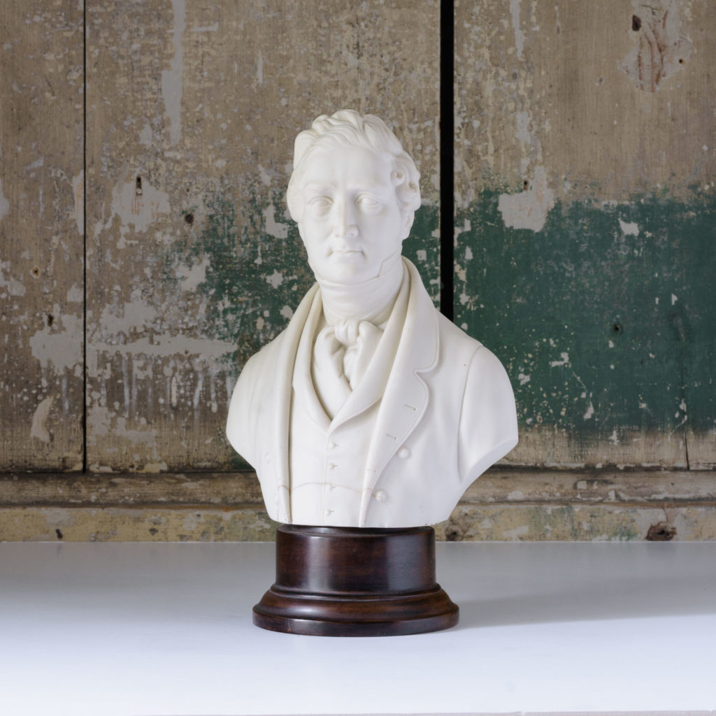 Parian bust of Sir Robert Peel,-106608