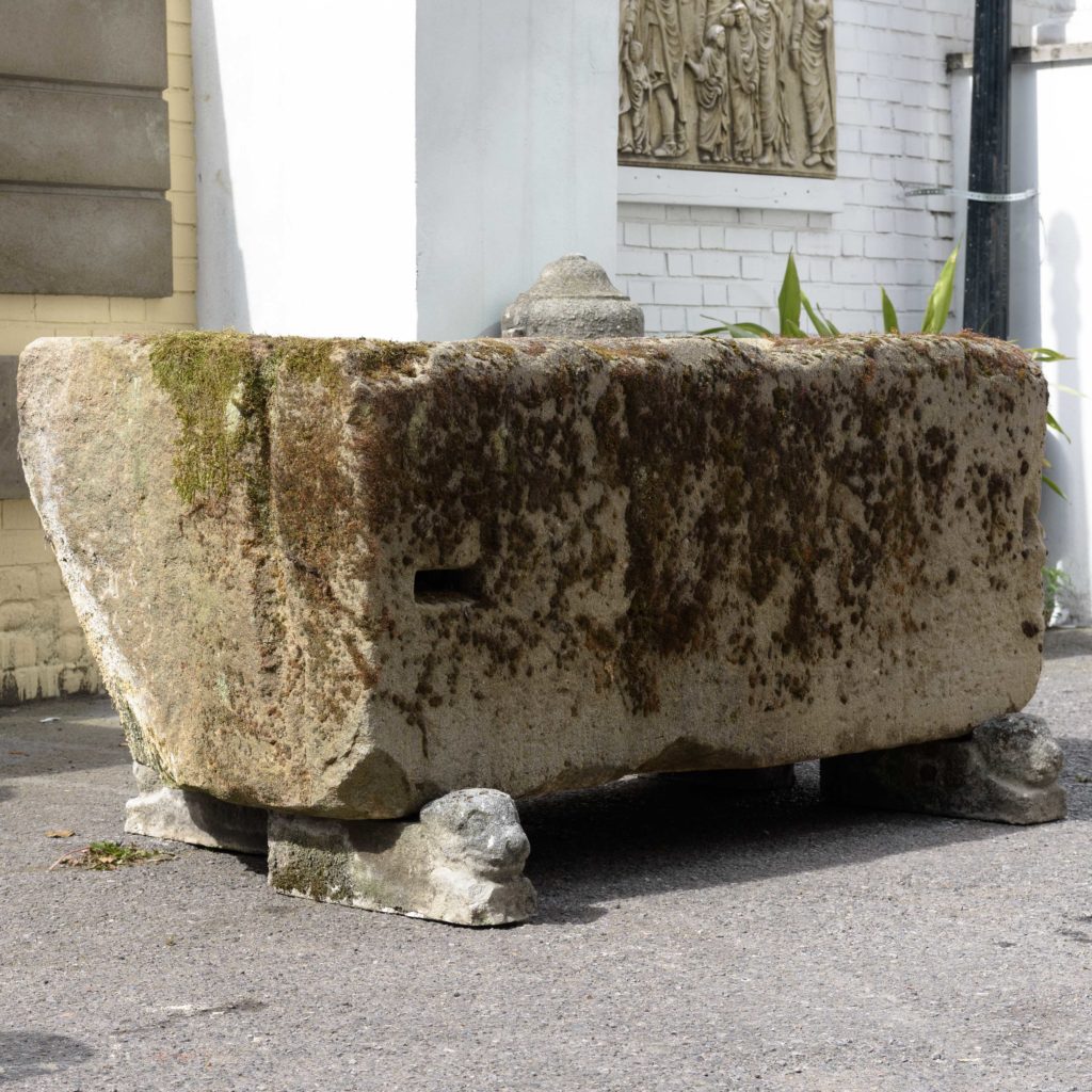 Substantial early nineteenth century stone trough,-107004