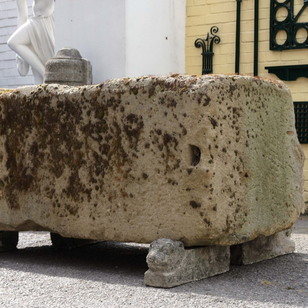 Substantial early nineteenth century stone trough,-107007