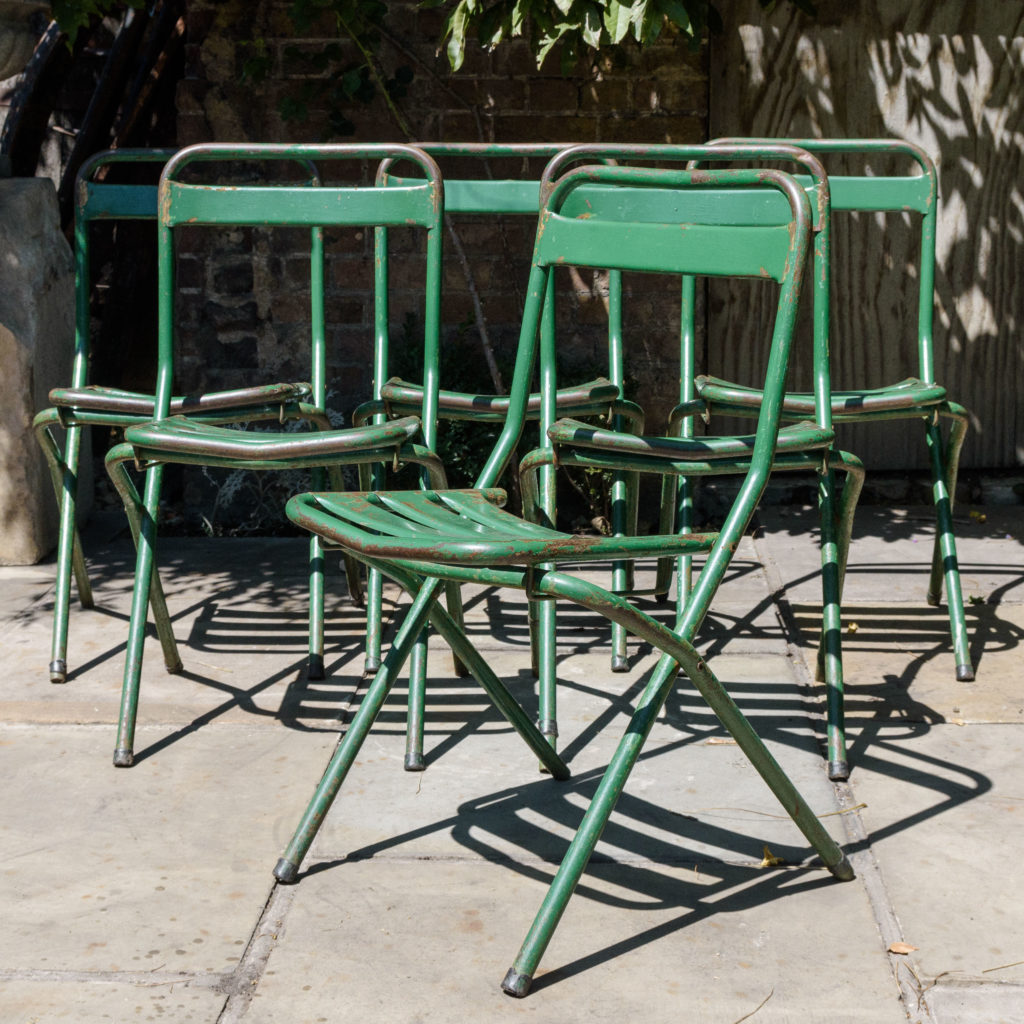 French folding cafe chairs,-106950