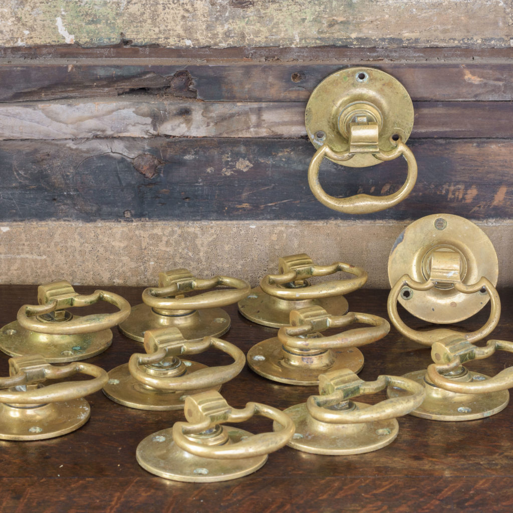 Georgian style brass door handles,-107761