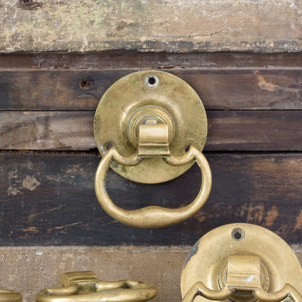 Georgian style brass door handles,-107763