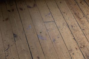 Baltic Pine Floor, Scotney Castle, Kent.