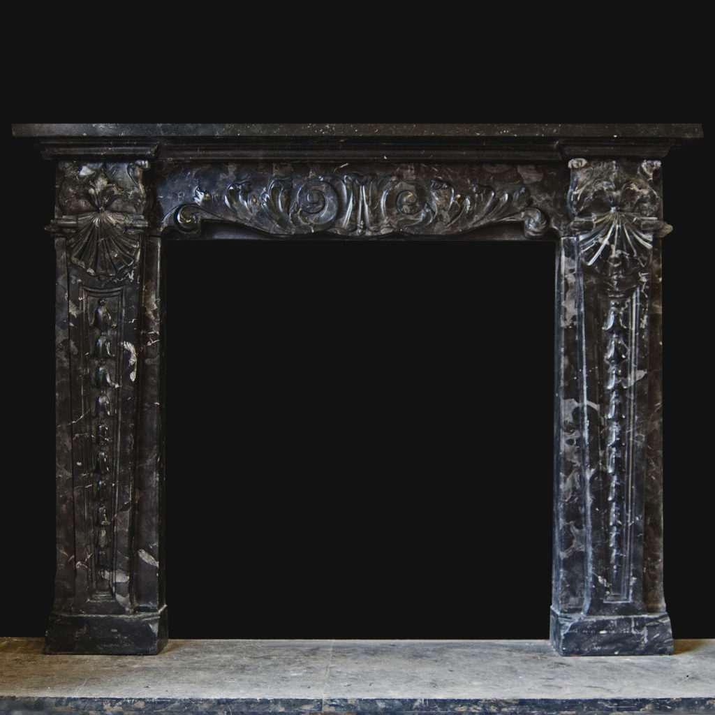 Antique Italian marble chimneypiece