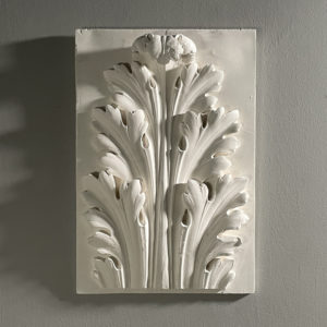 relief cast plaque